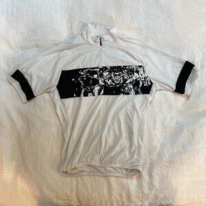 Sugoi Cycling Jersey, White with Black, Small